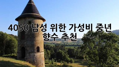 4050 남성 위한 가성비 중년 향수 추천 👍